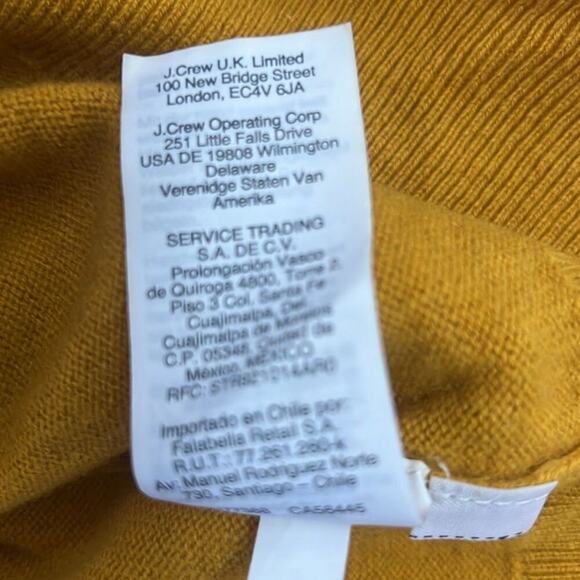 J.CREW 100% CASHMERE BODYCON LONG-SLEEVE CREWNECK DRESS SIZE XXS - Picture 8 of 8